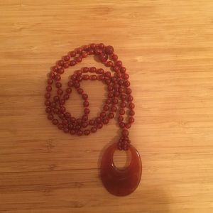 29-1-2” Red Agate necklace